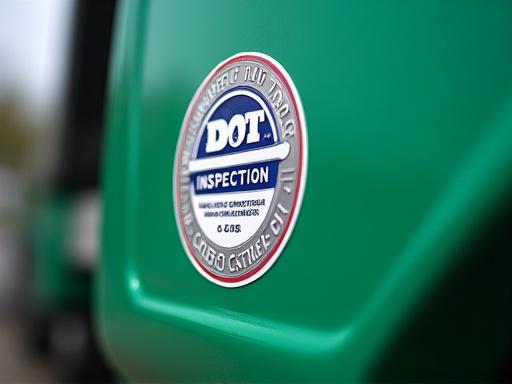 Official DOT inspection certification sticker